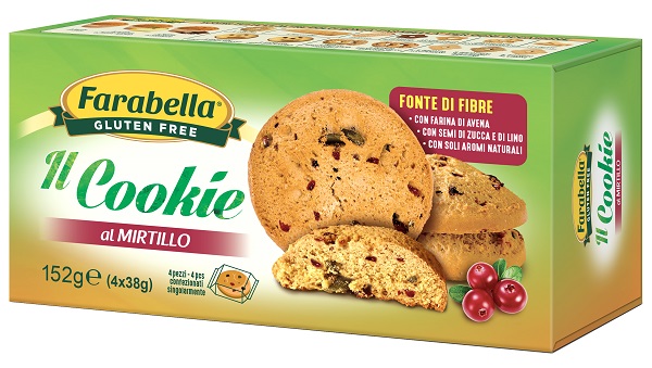 Farabella il cookie al mirtillo 4 bustine da 38 g