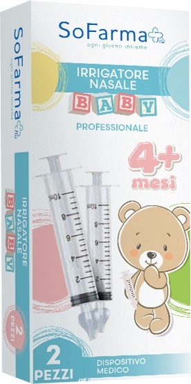 Irrigatore nasale baby 2 pezzi sofarmapiu'