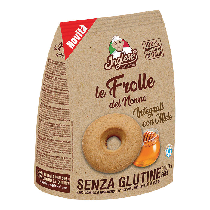 Inglese frolle integrali con miele 200 g