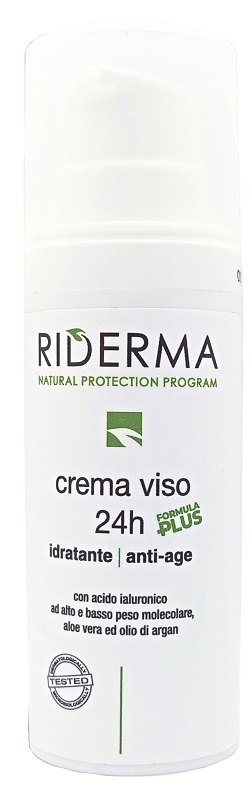 Riderma crema viso 24h formula plus 50 ml