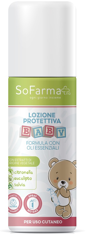 Lozione protettiva baby spray no gas 75 ml sofarmapiu'