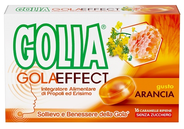 Golia gola effect arancia 16 caramelle ripiene