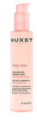 Nuxe very rose delicate cleansing oil 150 ml