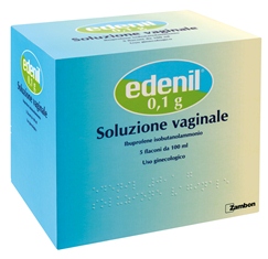 Edenil Soluzione Vaginale 0,1 g 5 flaconi da 100 ml
