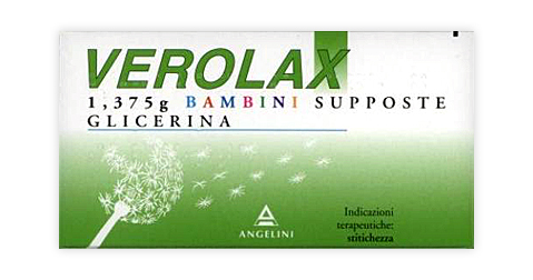 Verolax 18 Supposte di Glicerina Bambini 1,375 g