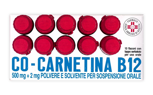 Cocarnitin b12 500 mg/2 mg polvere e solvente per sospensione orale