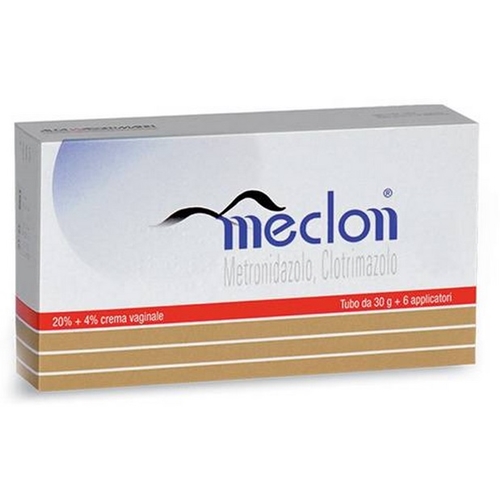 Meclon crema vaginale antimicotica antibatterica 30g + 6 applicatori