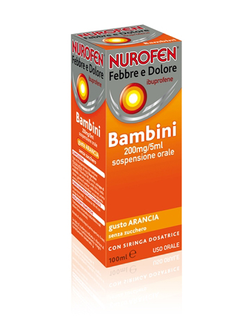 Nurofen febbre e dolore 200mg/5ml sospensione orale