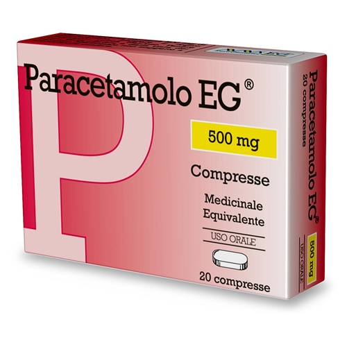 Paracetamolo EG 500 mg 20 compresse