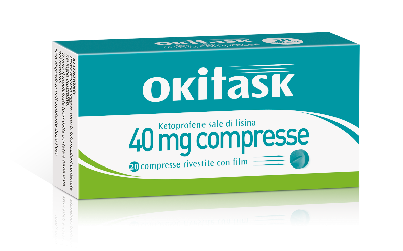 Okitask 40 mg 20 compresse rivestite con film