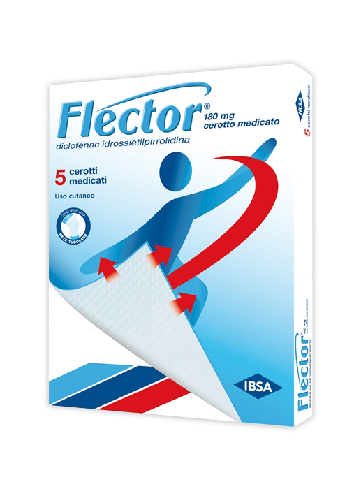 Flector 180 mg 5 cerotti medicati