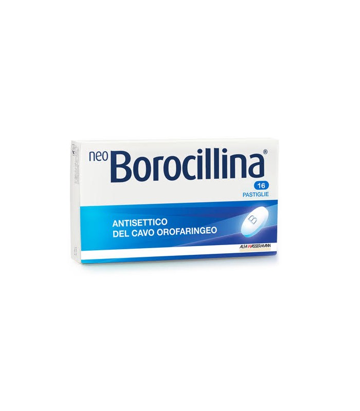 Neo borocillina 1,2 mg + 20 mg 16 pastiglie