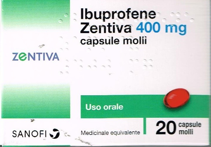 Ibuprofene zentiva capsule molli