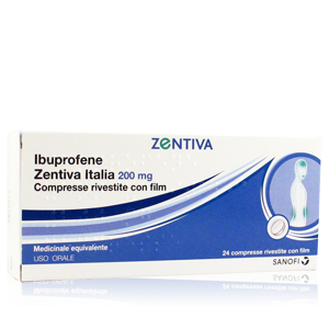 Ibuprofene zentiva italia 200 mg compresse rivestite con film