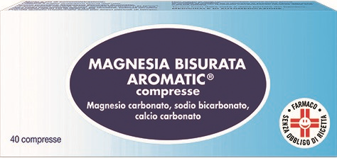 Magnesia bisurata aromatic 40 compresse