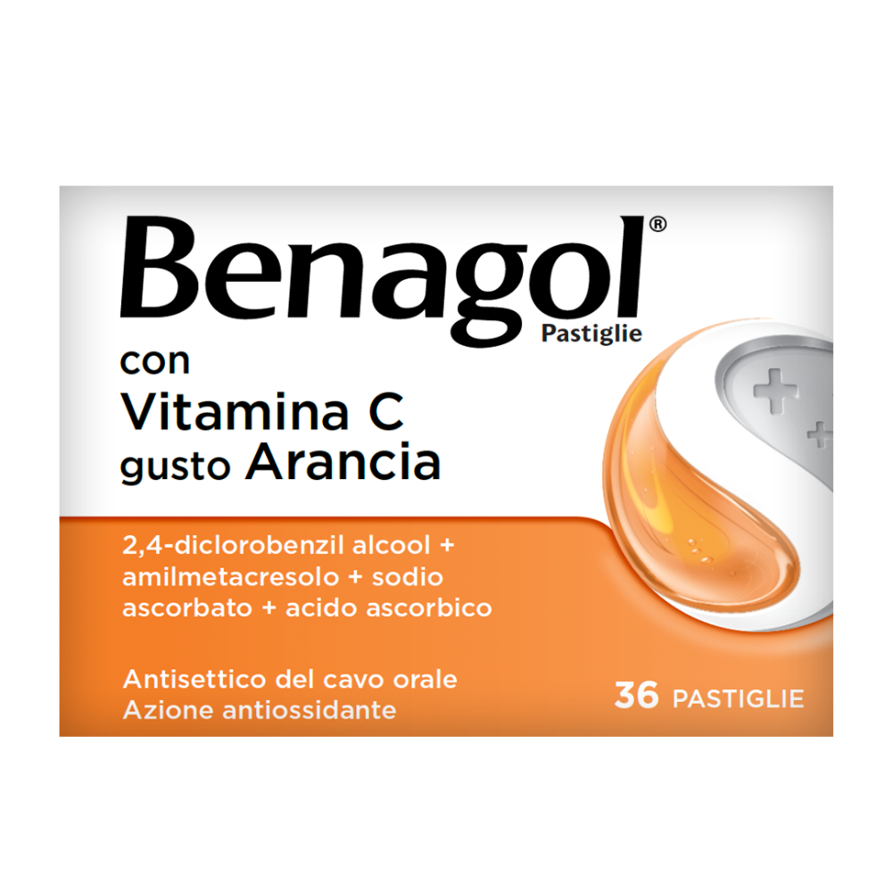 Benagol Vitamina C 36 Pastiglie Gusto Arancia
