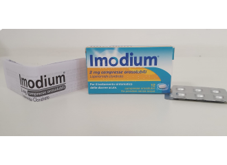 Imodium 2 mg 12 compresse orosolubili