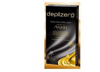 Depilzero argan strisce depilatorie corpo 20 pezzi