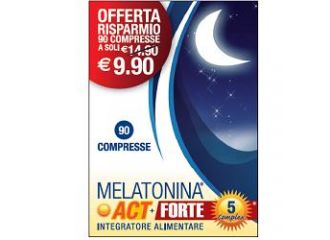 Melatonina act 1mg + melatonina act forte 5mg complex 90 compresse