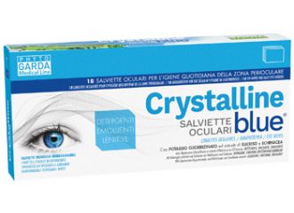 Crystalline blue 18 salviette oculari