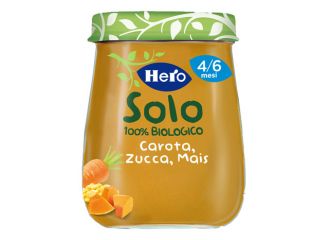 Hero baby solo omogeneizzato carota mais zucca 120 g