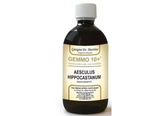 Gemoo 10+ gemmoderivato concentrato ippocastano liquido analcolico aesculus hippocastanum ippocastano 500 ml