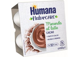 Humana merenda cacao 4 vasetti da 100 g