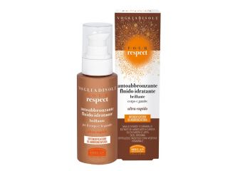 Voglia di sole four respect fluido idratante brillante autoabbronzante naturale acceleratore uniformante 100 ml