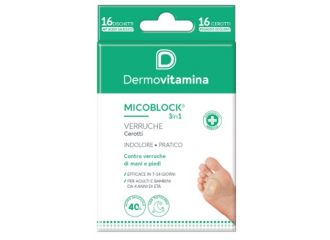Dermovitamina micoblock verruche patch 16 pezzi