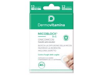 Micoblock onicomicosi patch cerotto anti micotico 12 pezzi