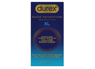 Preservativo durex nude sensation xl 6 pezzi