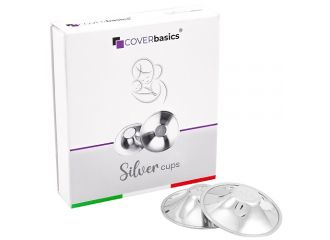 Paracapezzoli in argento coverbasics silver cups uni 2 pezzi