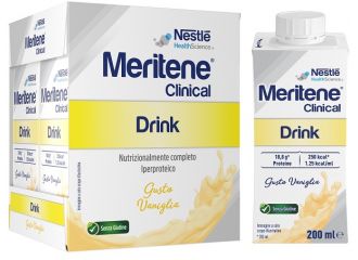 Meritene clinical vaniglia 4 bottiglie da 200 ml
