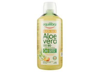 Buon aloe vera 95% con succo di pesca concentrato 1 litro