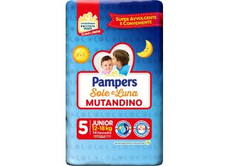 Pampers sole luna mutandina junior 14 pezzi