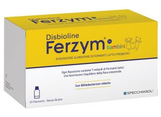 Disbioline ferzym bambini 10 flaconcini da 8 ml