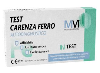 Munus medical test autodiagnostico carenza di ferro