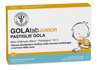 Lfp golatab junior 20 pastiglie dure da 2,5 g