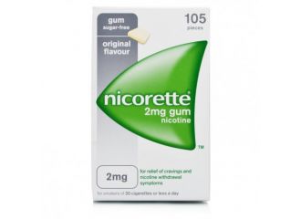 Nicorette 2 mg 105 gomme da masticare medicate