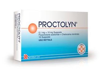Proctolyn 10 supposte 0,1mg+10mg