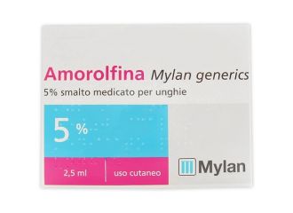 Amorolfina mylan generics 5% smalto medicato per unghie