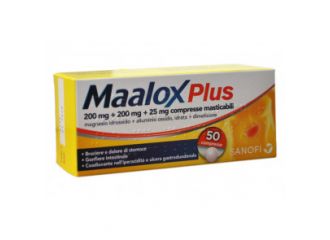 Maalox plus 50 compresse masticabili