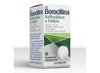Neo borocillina raffreddore e febbre 500 mg / 60 mg compresse effervescenti