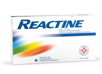 Reactine 5 mg + 120 mg 6 compresse a rilascio prolungato