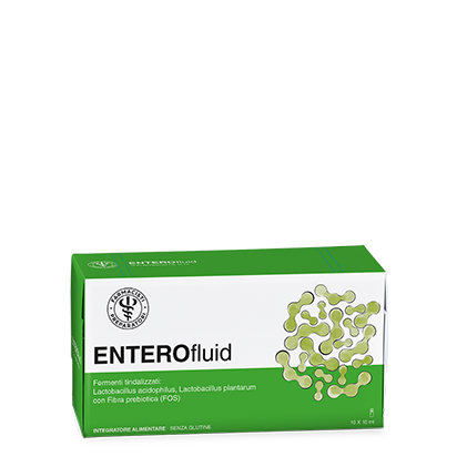 Enterofluid 10 flaconcini da 10ml gusto pesca bianca