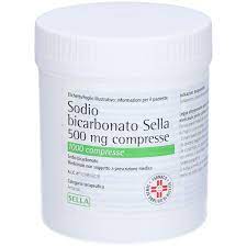 Sodio bicarbonato sella 500 mg 1000 compresse